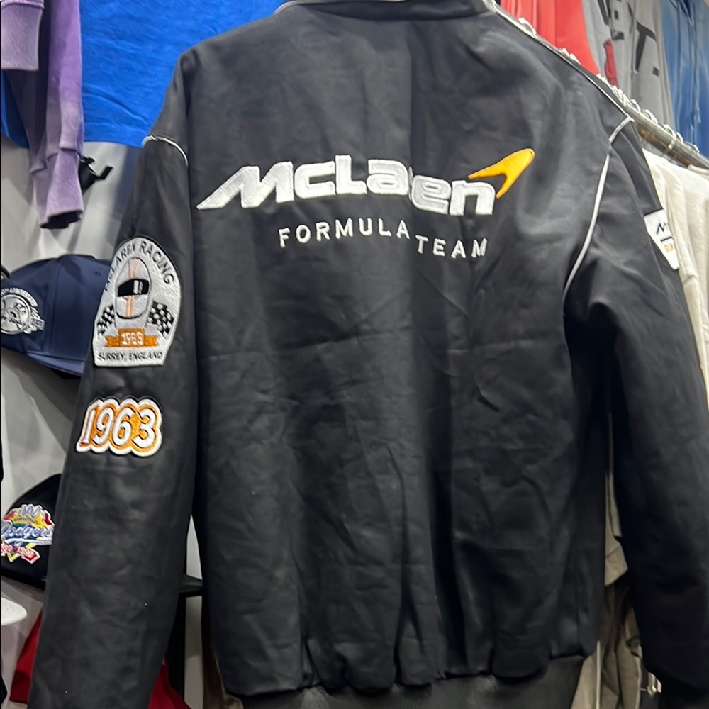 Black Racing Jacket - Picture 2 of 3